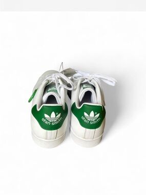 NWT Men’s Adidas Stan Smith White & Green Leather Sneakers- Sz. 12
